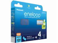 1x4 Panasonic Eneloop Mignon AA 2000mAh + Akkubox   BK-3MCDEC4BE