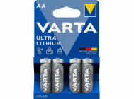 1x4 Varta Professional Lithium Mignon AA LR 6