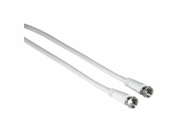Hama SAT Connection Cable 1,5m F-plug/F-plug, white 11899