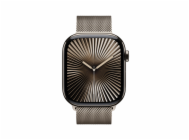 Apple Watch Series 10 GPS + Cellular 46mm Natural Titanium Case with Natural Milanese Loop - M/L