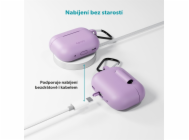 Epico pouzdro s karabinou AirPods Pro 3 - fialová