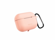 Epico silikonové pouzdro s karabinou | AirPods Pro 3 | růžová | bezpečnostní karabina