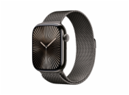 Apple Watch Series 10 GPS + Cellular 46mm Bridlicovo sivý titán s bridlicovo sivým milánskym ťahom - S/M