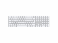 Apple Magic Keyboard Numeric Touch ID/Bezdrátová Bluetooth/IE layout/Bílá