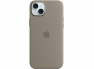 Apple Silikonové s MagSafe iPhone 15 Plus, jílově šedá MT133ZM/A Apple iPhone 15 Plus Silicone Case s MagSafe - Clay
