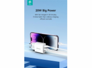 Deví síťová nabíječka Smart Series PD&QC 20W V2 - White